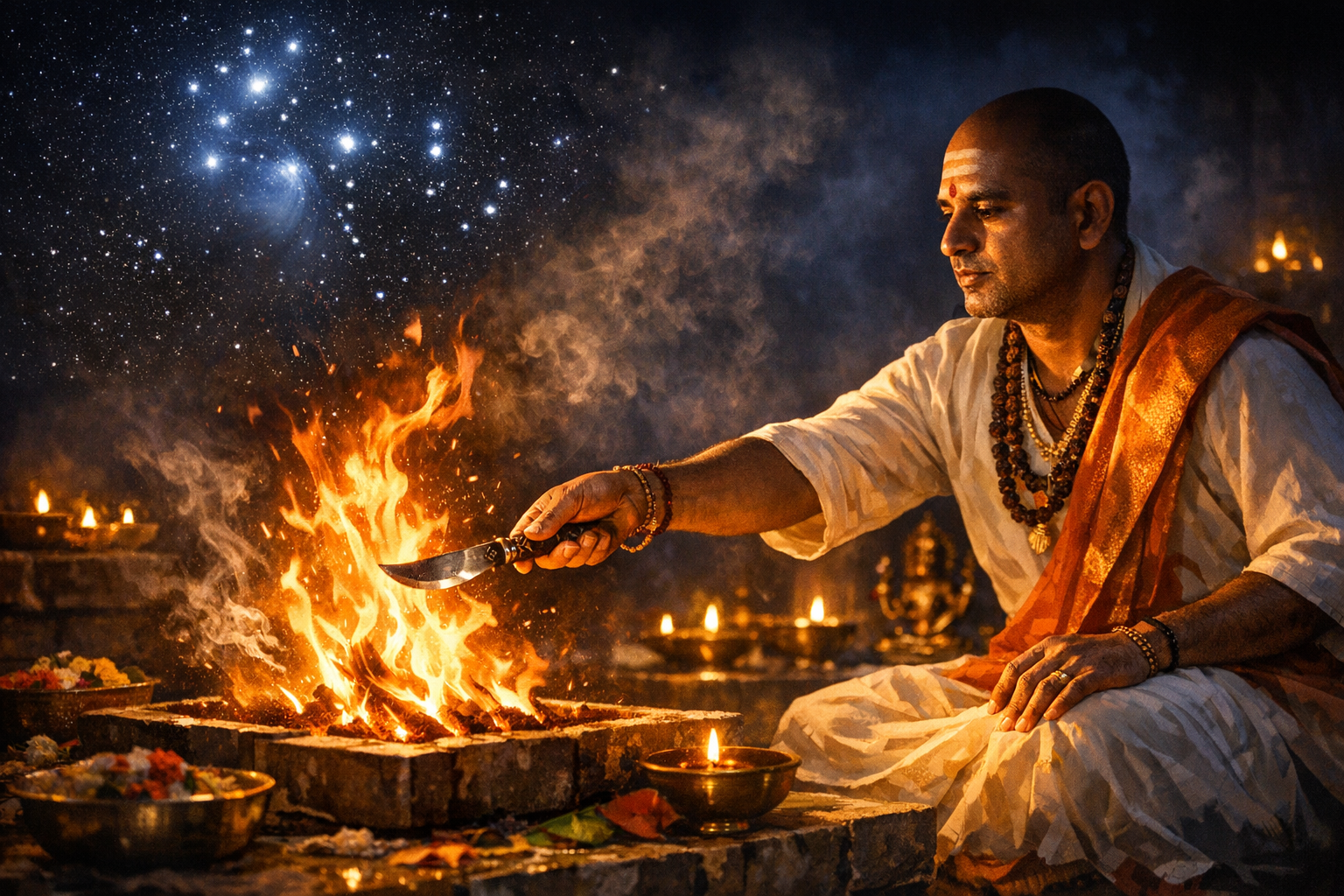 Krittika Nakshatra: The Razor of Purification and Divine Fire